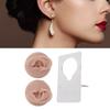 Ear Model Soft Silicone High Simulation Clear Structure Human Ear Model for Piercing Practice