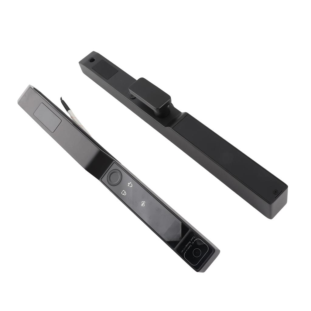Smart Lock 2.4Ghz WiFi Keyless Entry   Handle Waterproof Aluminum Biometric     App for 40-120mm Thickness   Home Bedroom Door