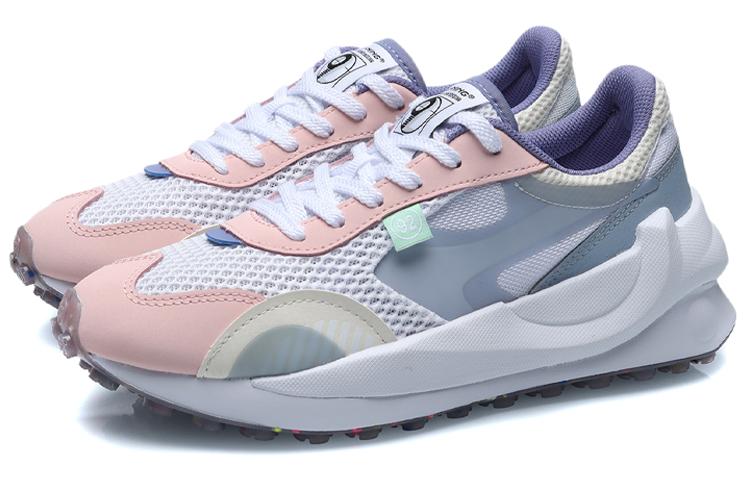 Li Ning Comfortable Textile, Synthetic Leather Cushioning Slip Resistant Abrasion Resistant Lightweight Low Top AGCR034-3