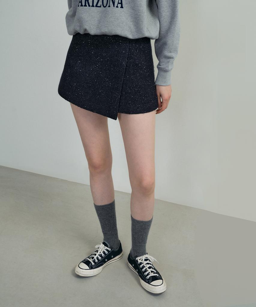 OCTETTE Pearl Tweed Low Rise Shorts