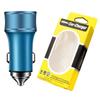 36W Dual USB Type-C Fast Car Charger with Metal QC3.0