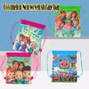 Cocomelon Drawstring Bag Backpack For Kids Featuring Stain-resistant Non-woven Fabric