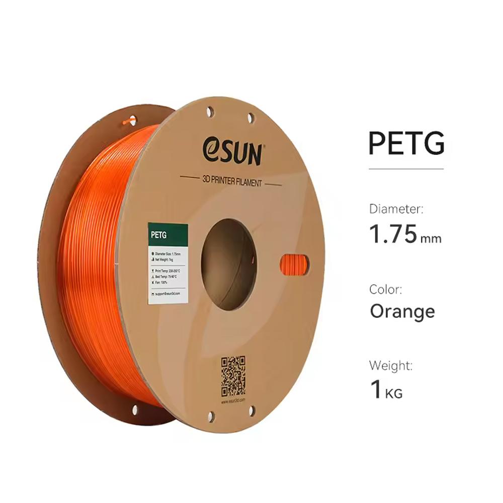 ESUN PETG 3D Printer Filament 1.75mm 1KG/spool PETG Filaments FDM Plastic Rod 240-260℃ Waterproof High Toughness Moulding