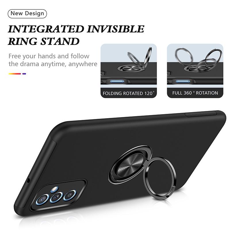 Samsung M52 5G Car Mount: Magnetic Ring Holder, Anti-Drop, Protective Case