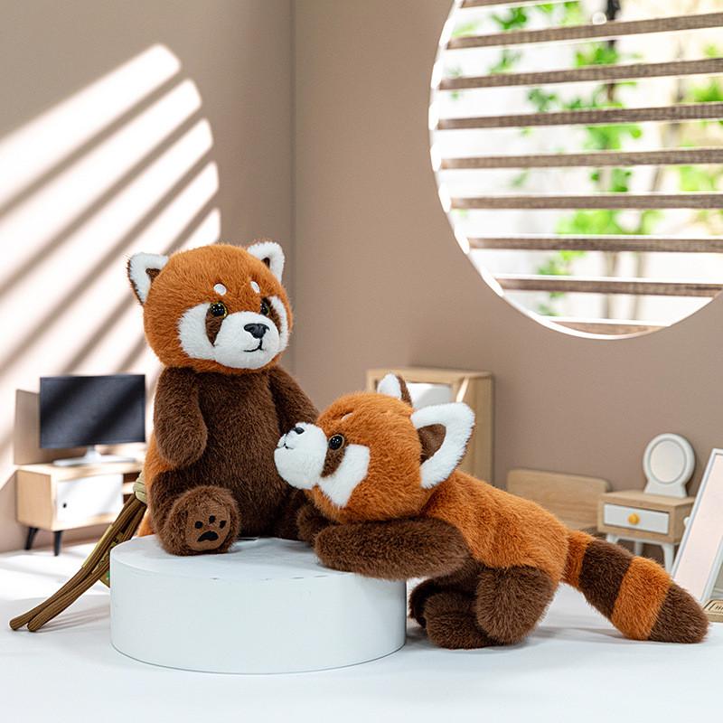 Waschbär Plüschtier mit PP-Baumwollfüllung Perfekt für Kinder und als Geschenk