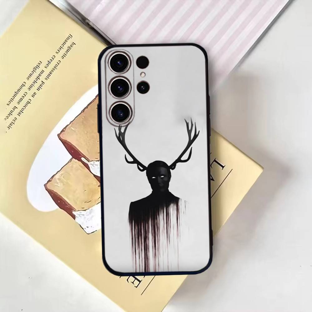 Graham Hannibal Mads Mikkelsen Phone Case For SamsungS25,24,21,22,23,30,Ultra,20,Plus,Fe,Lite,Note,10,9,Soft Black Cover