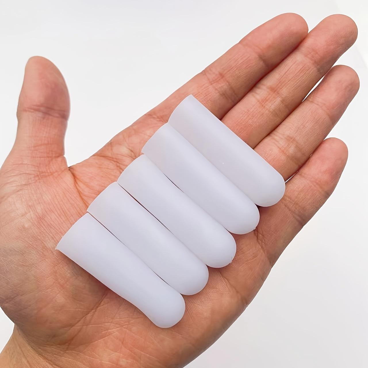 

5pcs Adjustable Finger Protectors | Moisturizing & Reusable | Non-Slip Grip | Dry, Cracked Fingertip Covers Counter-wear, Fingertip Protective Sleeve