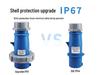 IP67 Waterproof Aviation Plug: 3 or 4 Core, 5 Hole High-Power Connector
