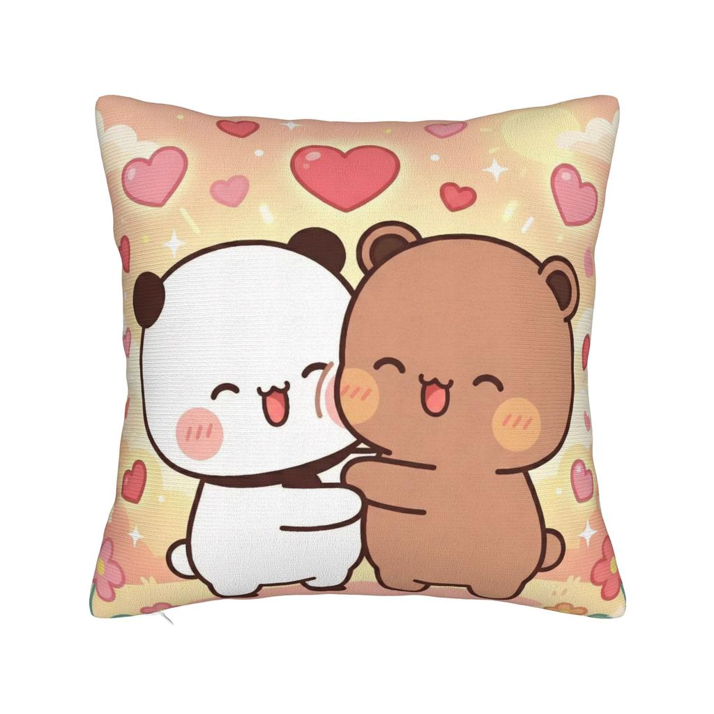 Pillow Cover 3D Print Kawaii Bubu & Dudu Retro Trendy Pillow Case For Living Room Chair Pillowcases