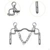 Horse Snaffle Bit Equestrian Connector Accessory, Cheek for Harness Supplies Heavy Duty,