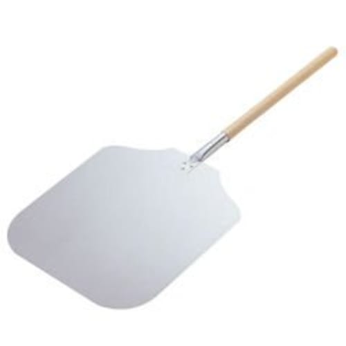 Endo Shoji Aluminum Pizza Peel with Wooden Handle, Medium, No. 3512, Aluminum, 305 X 310 X 900mm, WPZ12002