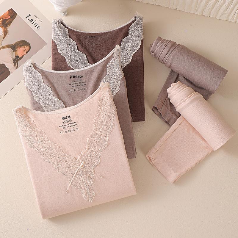 2025 Women's Seamless Thermal Body Shaping Set: Warm, Versatile Base Layer for Autumn/Winter