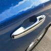 For Ford Focus      ABS Chrome Carbon Fiber Glossy Black Car Door Handle Cover Trims Car Styling Accessories