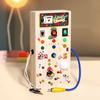 Kinder Früherziehungsspielzeug Elektronisches LED-Licht Baby Holz Sensorisches Aktivitätsbrett Montessori Für Kleinkind Weihnachtsgeschenke