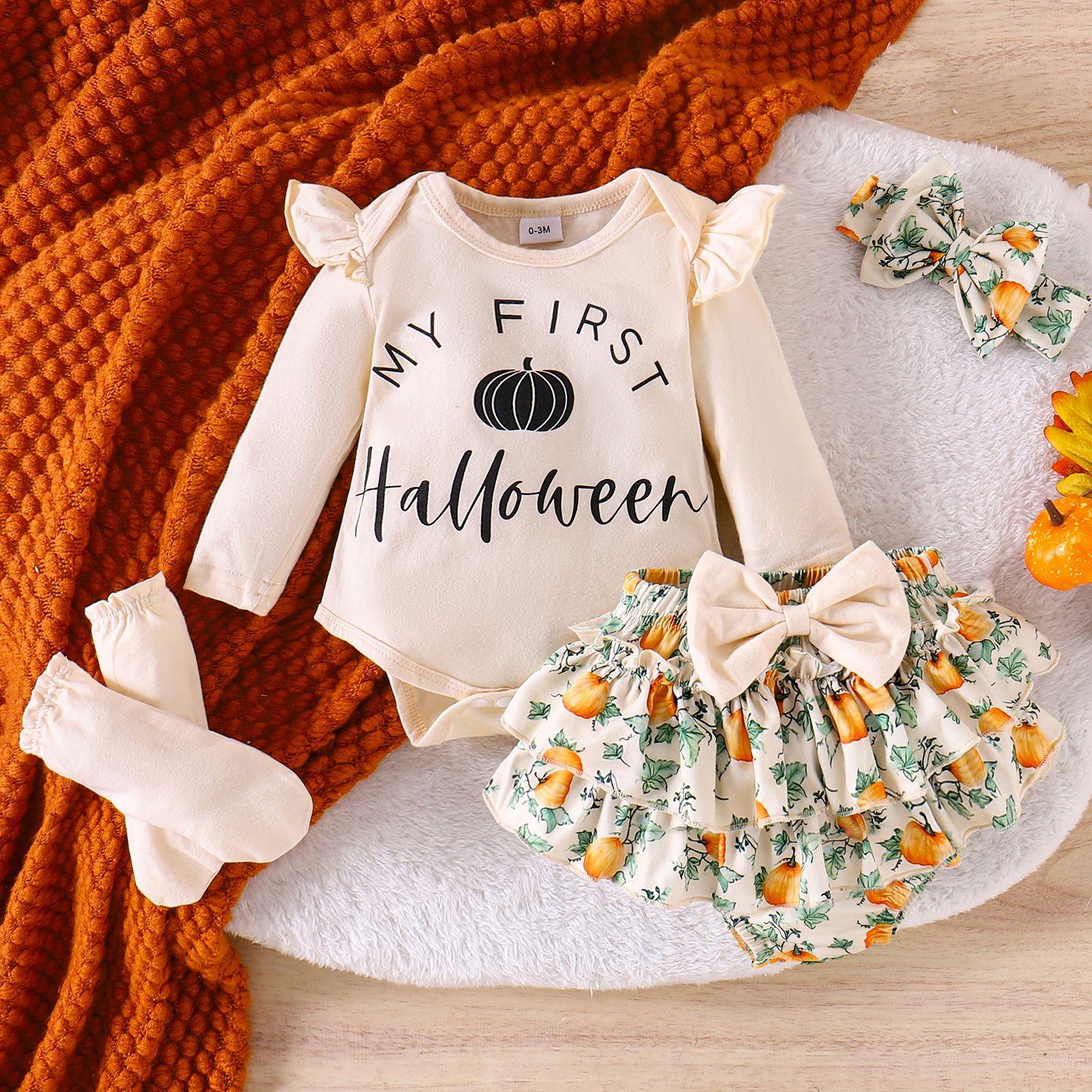 Infant Toddler Long-Sleeve Romper & Skirt Set 12