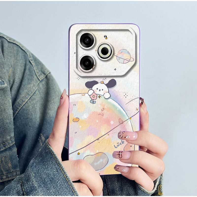 For Tecno Pova 6 Neo Phone Case Pova 6Neo Back Cover Silicone Cute Panda Flower Boys Girls Cartoon Shell Protective Coque Funda
