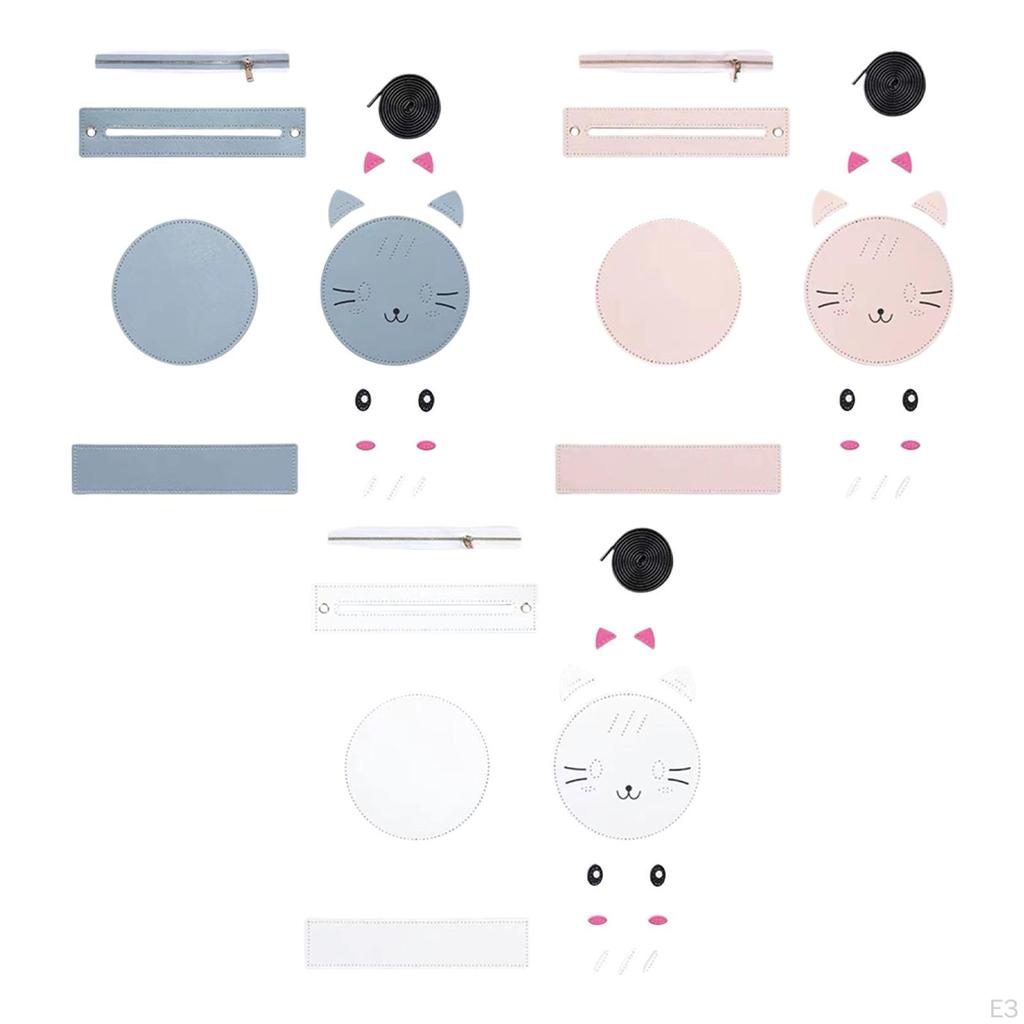 DIY Leather Bag Making Cute Animal Shape Shoulder Sewing Material for Women