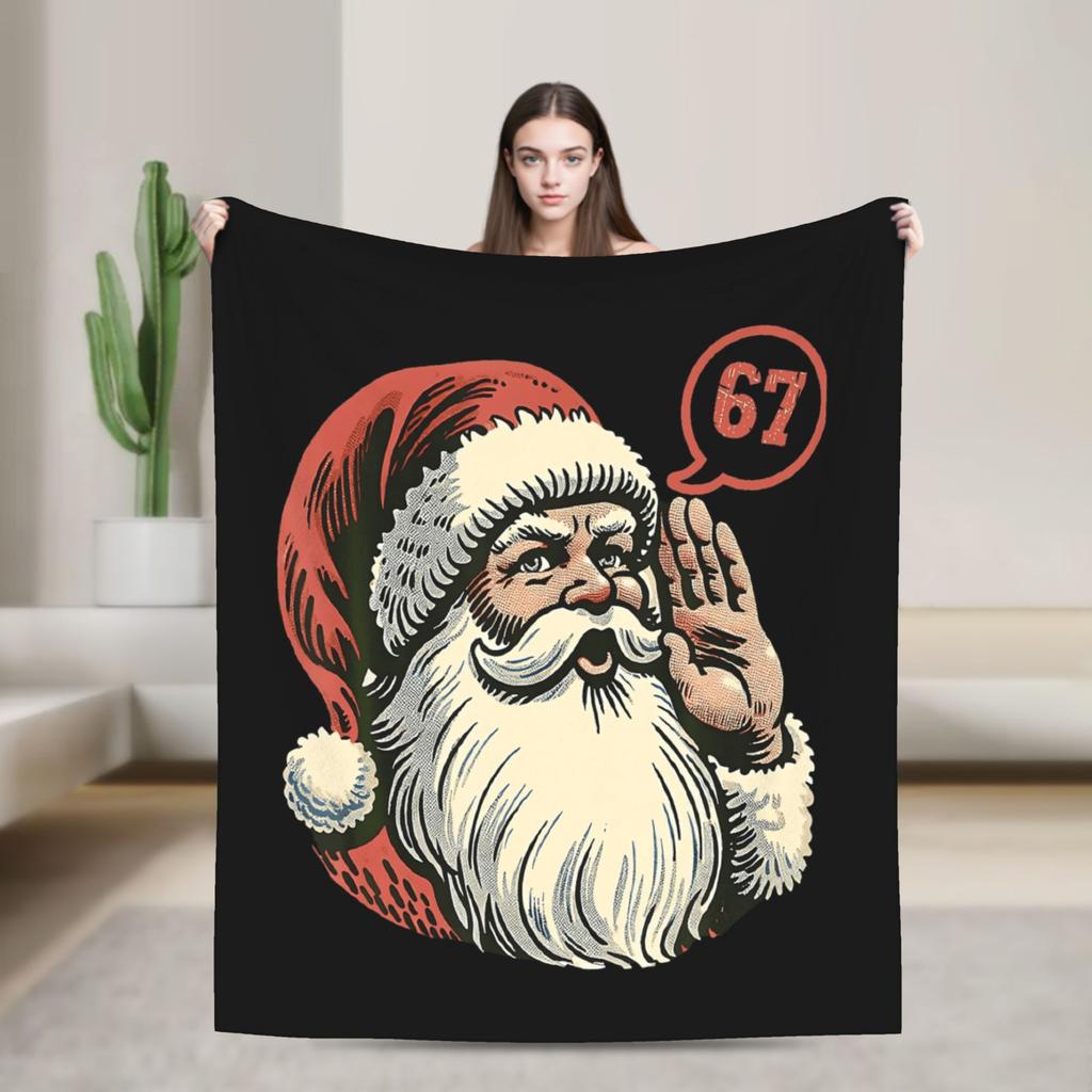 Do The Math 67 Meme Funny Six Seven Blanket Quality Warm Soft  Bedding Throws Winter Children Chair Sofa Bed Novelty Bedspread