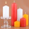Thickened Odorless Red Candle for Power Outages & White Holiday Decorations