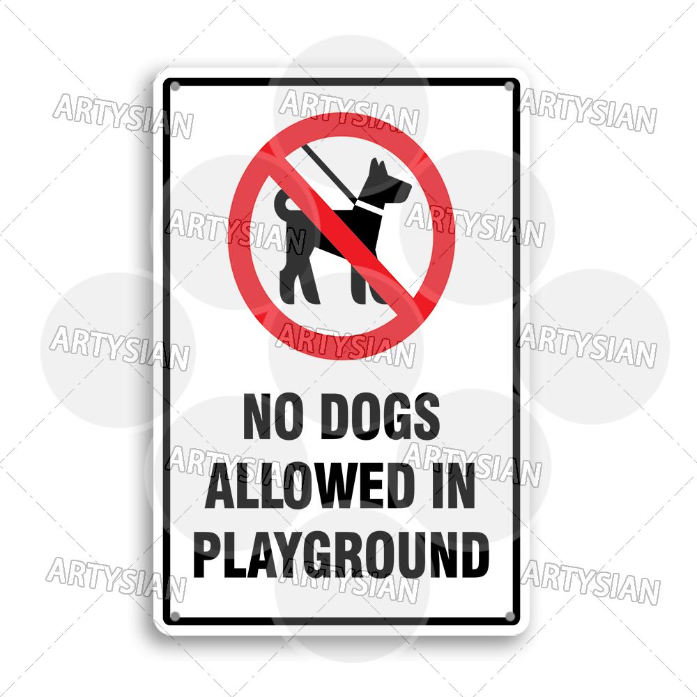 Beware of Dog Warning Metal Sign No Dogs Allowed Do Not Leave Dog Pet safety Dog Friendly Café Guide Dods Welcome Plaque