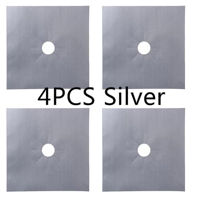New 1/4PC Stove Protector Cover Liner Gas Stove Protector Gas Stove Stovetop Burner Protector Kitchen Accessories Mat Cooker Cov