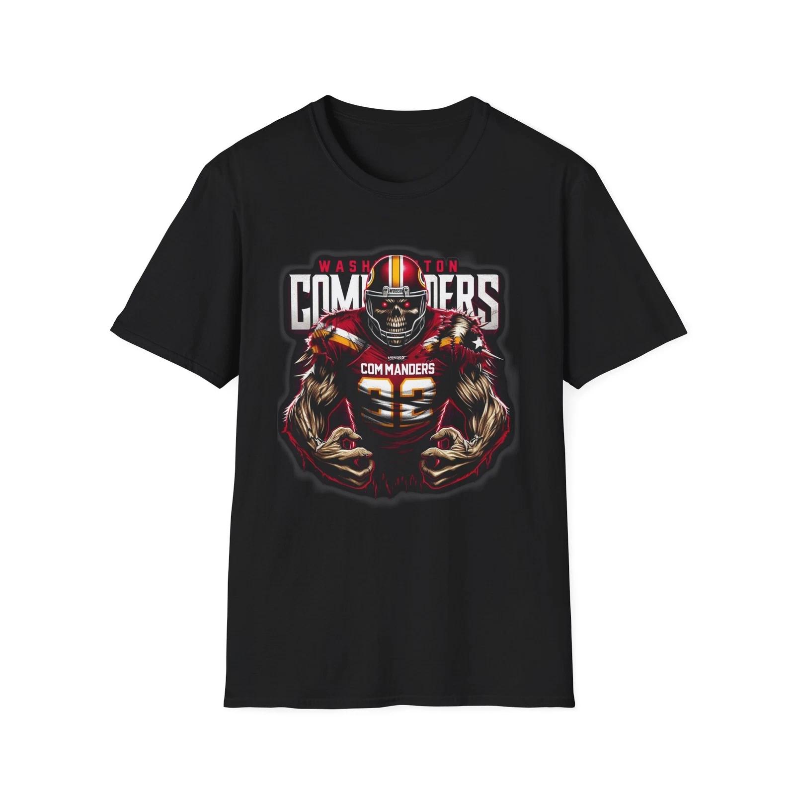 Men s and Women s T-shirts Washington Commanders Zombie T-Shirt - Unique NFL Fan Apparel S