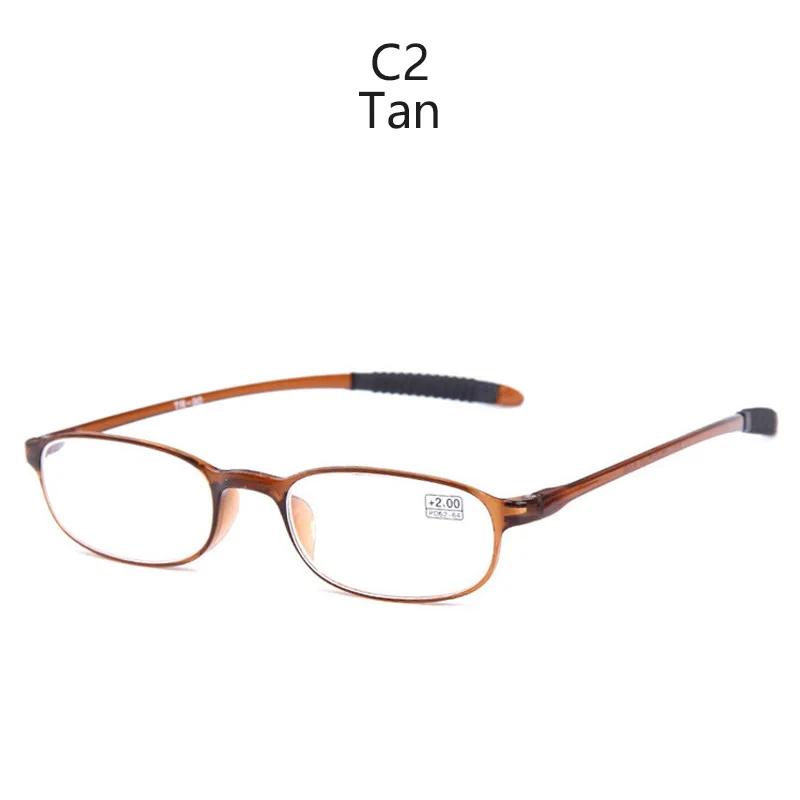 Retro Style Oval Small Frame Reading Glasses Ultralight Clear Lens Presbyopic Glasses Eyewear Frame Unisex For Elder Gifts