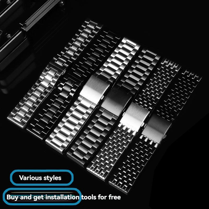 Edelstahl-Uhrenarmband für Diesel DZ4343/DZ4405/DZ7395/7413/DZ4316 DZ7395 Ersatz-Metallarmband 22 24 26 28mm