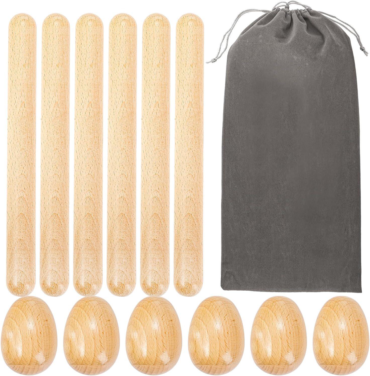 

Детский набор деревянных барабанных палочек для раннего развития - Орф-перкуссия, ритмические палочки и молоточки