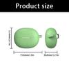 Flexible Silicone Earphone Protector Case Shock Absorption Dust Prevention for True Wireless 3e Wireless Earbud