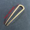 New Pearl Hairpins Korean U-shaped Metal Shell Hair Clip Pins Women Girls Hair Sticks Bun Maker Hair Styling Accessories Gifts
