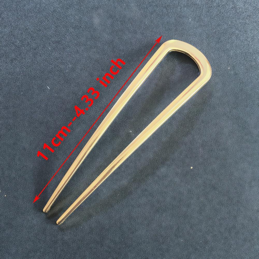 New Pearl Hairpins Korean U-shaped Metal Shell Hair Clip Pins Women Girls Hair Sticks Bun Maker Hair Styling Accessories Gifts