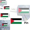 Großhandel Kundenspezifische Palästinensische Flagge Acryl Geometrische Brosche Anstecknadel