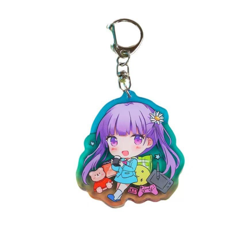 Portachiavi Acrilico Personalizzato: Ciondolo Foto Anime Personalizzato & Supporto