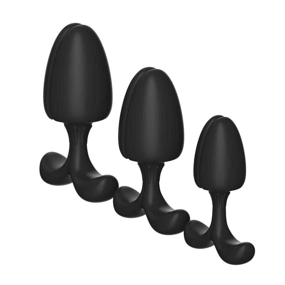 Dildo anal din silicon Dop anal Masturbare Masaj prostatic Stimulare vaginală a punctului G Erotic Jucării sexuale pentru adulți pentru bărbați femei gay
