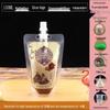 Disposable Transparent Spout Bag for Soy Milk, Chinese Medicine, Soup, or Beverages - Self-Standing and Convenient for Takeaway