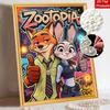 Disney Zootopia pearl painting handmade diy pearl art painting simple living room hanging painting decoration