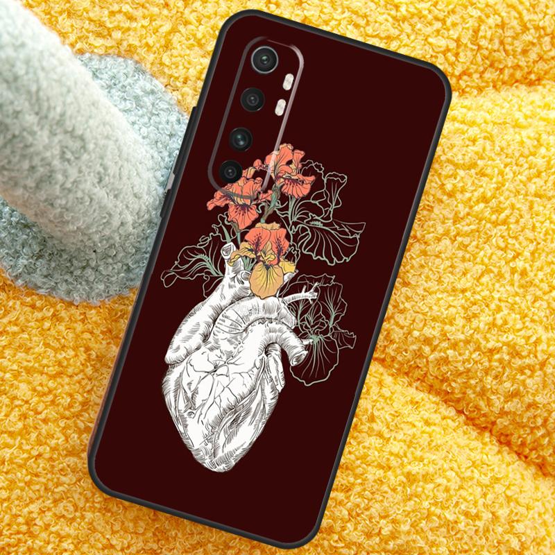 Human Heart Anatomy Case For Xiaomi 13T 14T 15T 14 15 Ultra 17 Pro Max Cover For POCO F8 F7 X7 Pro F5 F6 X5 X6