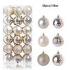 4CM Christmas Decoration Christmas Balls Hanging Xmas Tree Pendant for Home Party Decor 2025 New Year Navidad Gifts Ornaments