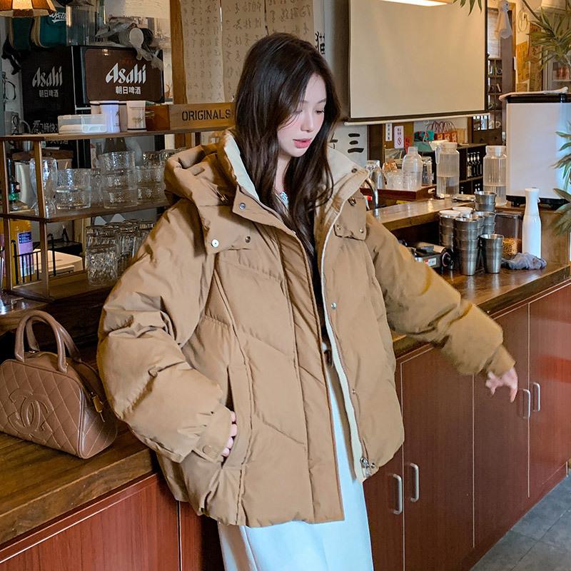 2024 Women's Fashion Winter Clothes Down Coat Jacket Parkas For Women Hooed Coat Streetwear Outdoor Korean Style