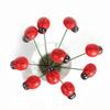 Wooden Ladybug Decorative Garden Stakes Garden Decoration Outdoor Yard Decor Easter Festival Decoration Office Home Decor 10pcs