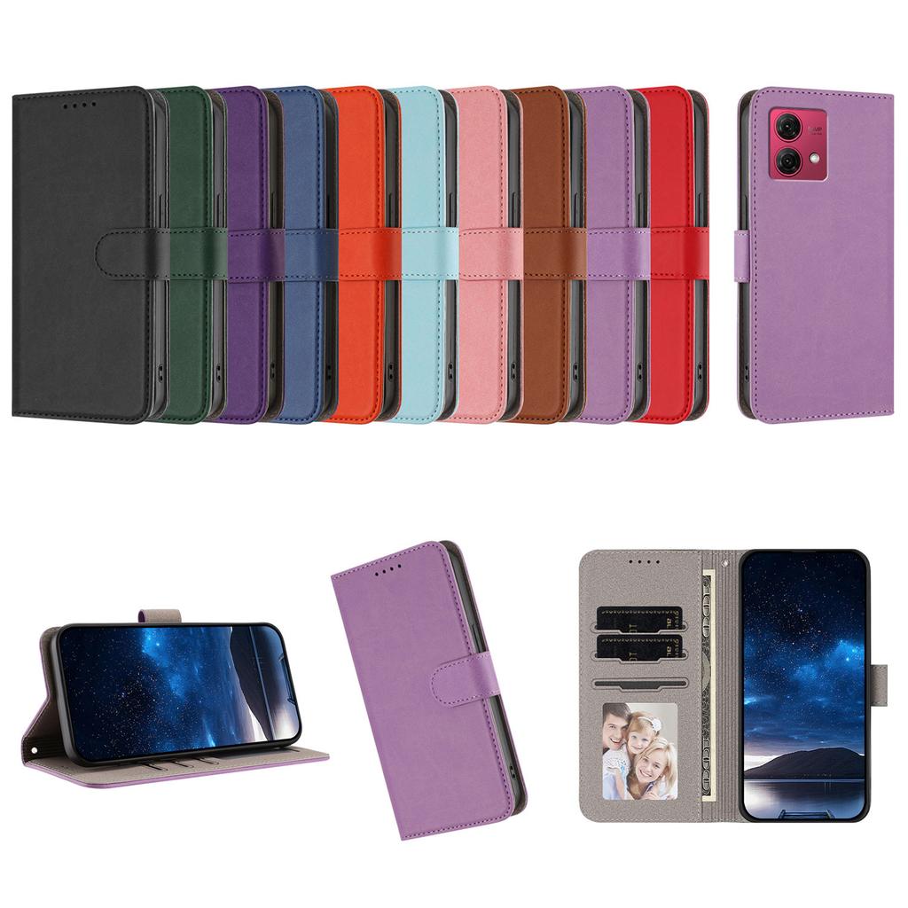 Classic Flip Wallet Luxury Leather Magnetic Photo Frame Case For Motorola Moto G84 G64 G64Y G54 G54 Power G34 G24 G14 G04S Cover