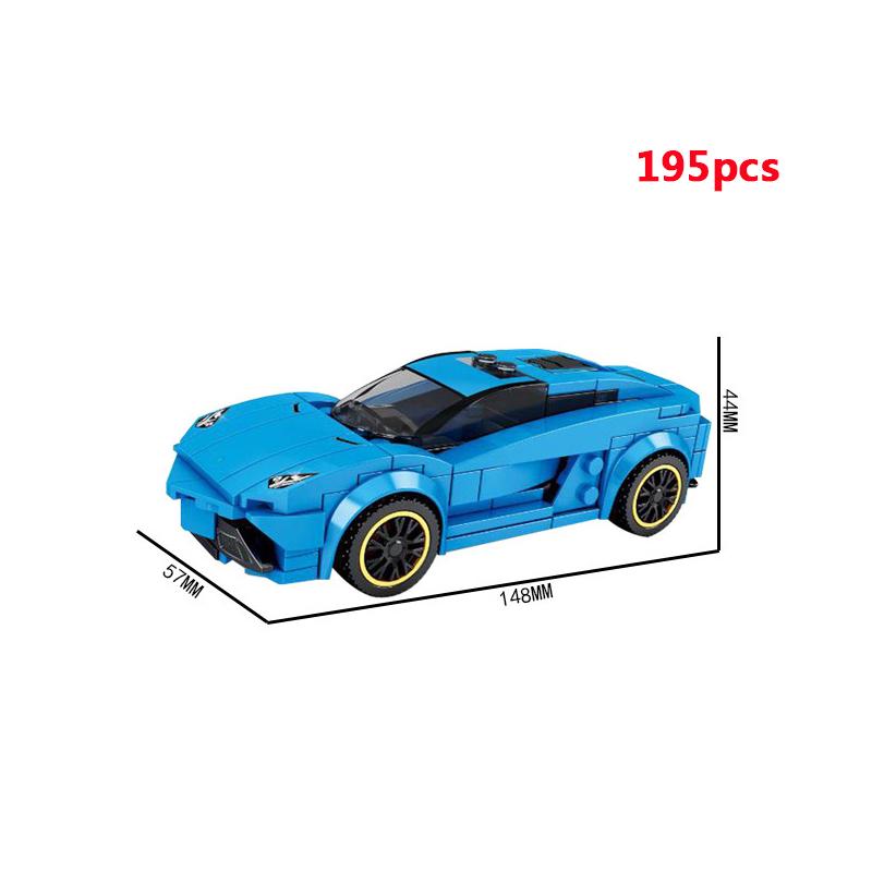 For Technical City Speed Champions Sports Car Racing Car Super Racers Figures Building Blocks Bricks Garage Toys Gifts Friends