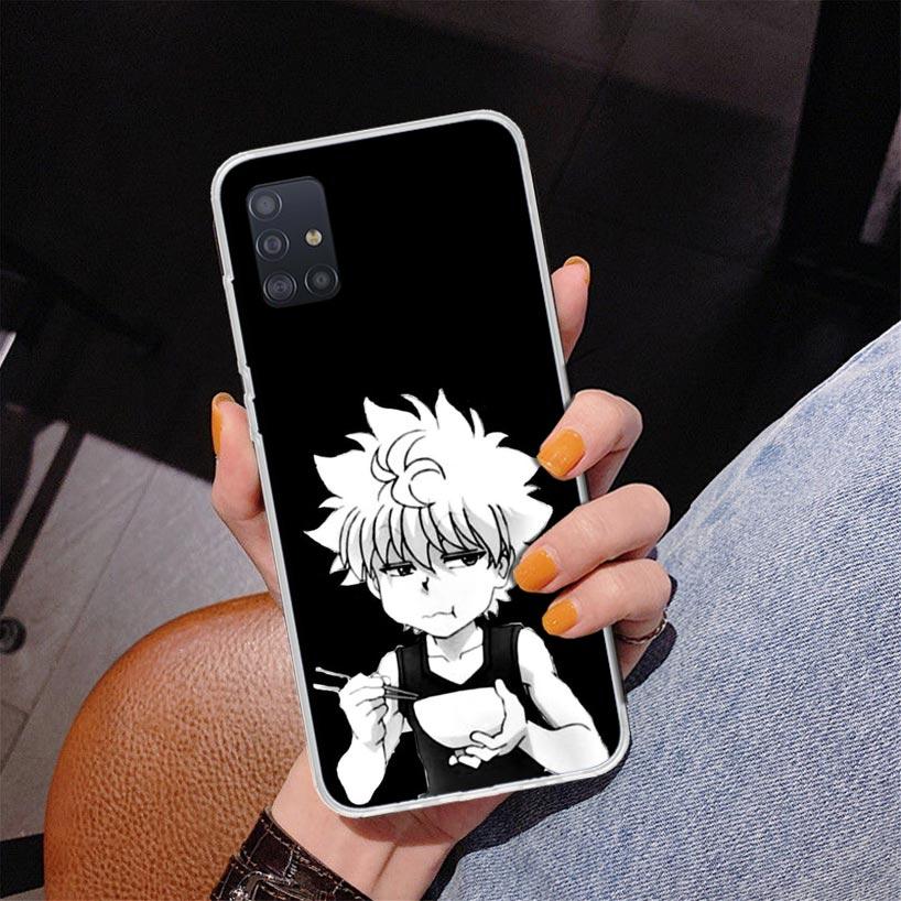 Black White Hunter X Phone Case For Samsung Galaxy A52 A32 A22 A12 A51 A31 A50S A30S A20S A10S Note 20 Ultra 10 Plus S10 A72 A71