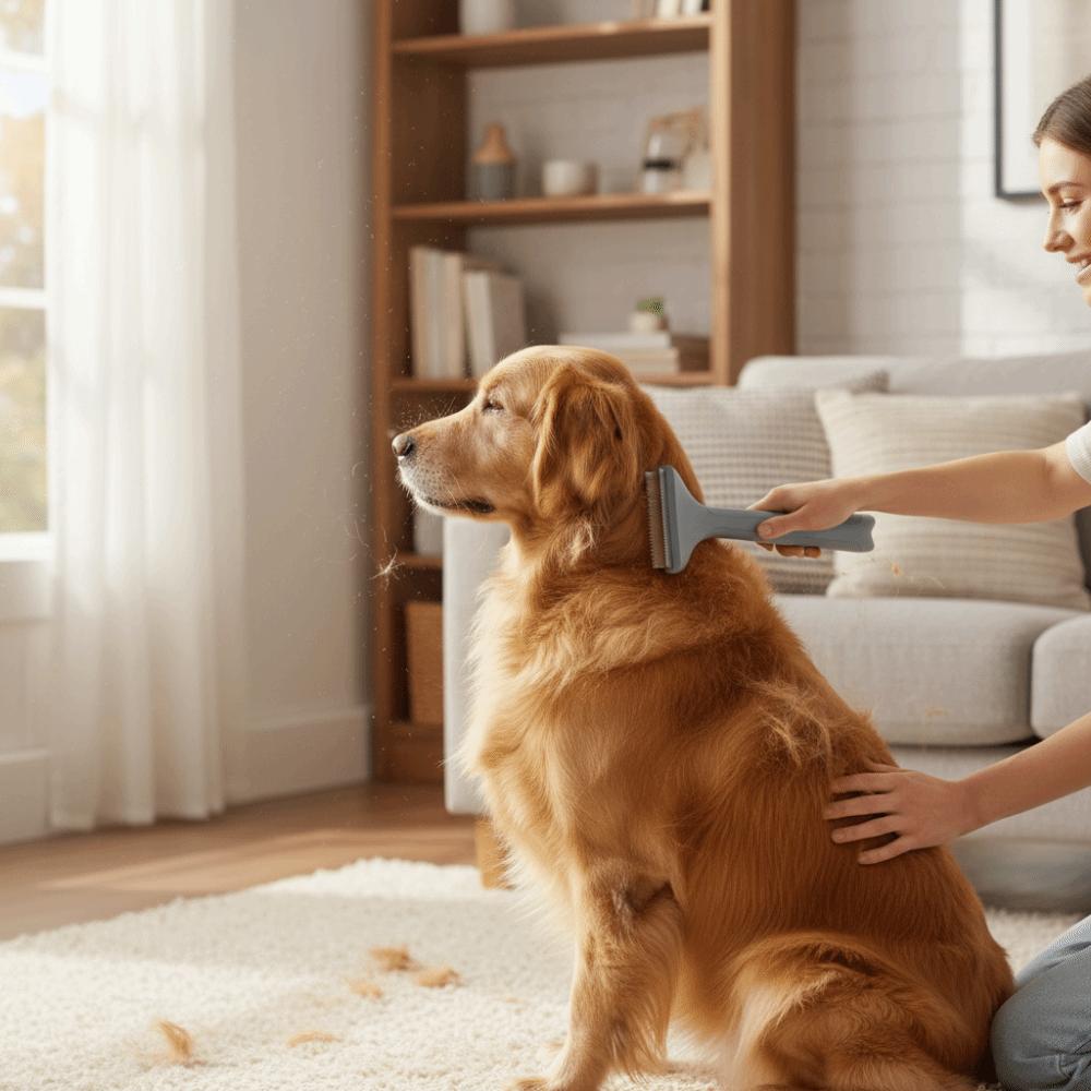 Anti-knot Dog Grooming Comb No Hurt Pet Hair Clipper  Pet Massage Cleaning