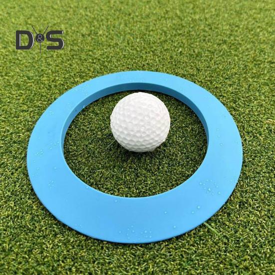 Silicone Golf Putting Ring Indoor Outdoor All-Direction Practice Golf Hole Putting Cup Putting Accuracy Trainer Golf Training Aid Golf Accessories