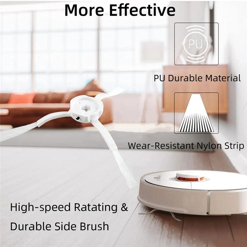 ABUL-For Roborock Q7 Max / Q7 Max+ / T8 Dust Bag Hepa Filter Accessories Main Side Brush Mop Cloth Robot Vacuum Cleaner Parts