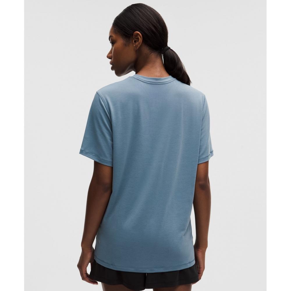 Lululemon Jersey Training Short Sleeve Shirt Steel Blue