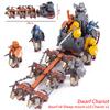 New MOC LOTR Soldier Dwarf Army Figures Armor Guard Warrior Medieval Knights Building Blocks Bricks Toys Gifts