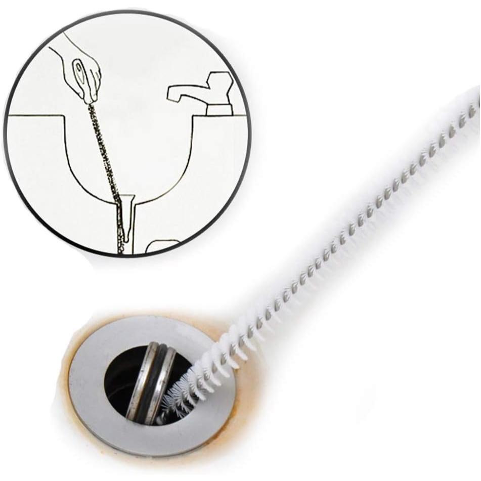 Alink Sink Drain Overflow Cleaning Brush, Household Sewer Hair Catcher